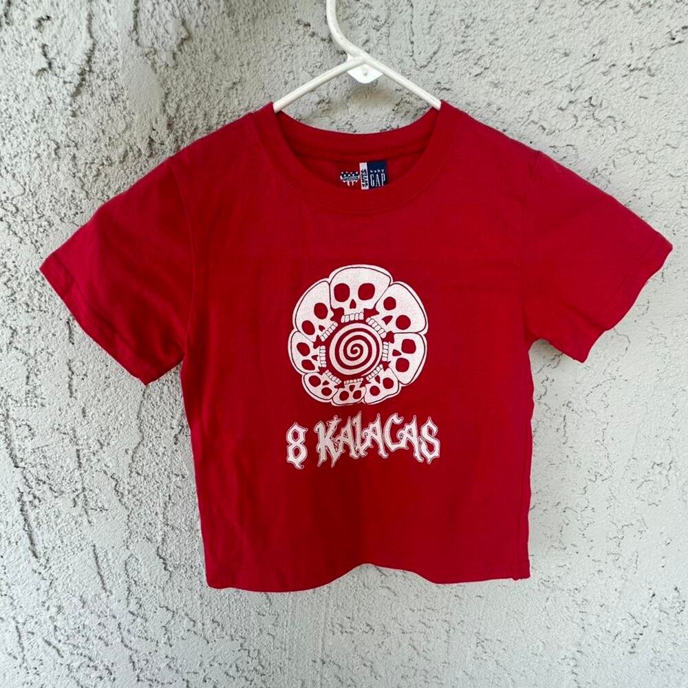 Junk food red baby tee 8 kalacas